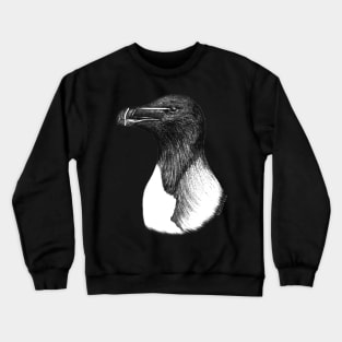 Razorbill (Alca torda) - black Crewneck Sweatshirt